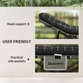 thumbnail image 4 of Black Folding Camping Cot with Mattress - 75" Portable Bed for Outdoor Adventures, Living Room Naps & Travel - 330 LBS Capacity, 4 of 7