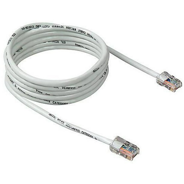 Belkin A3L79125WHTS 25 ft. Cat 5E White Patch Cable CAT5e Snagless