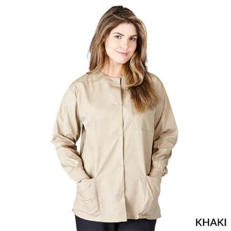 

WOMENS SCRUB JACKET MANY COLORS SIZES XS-5XL FREE SHIPPING