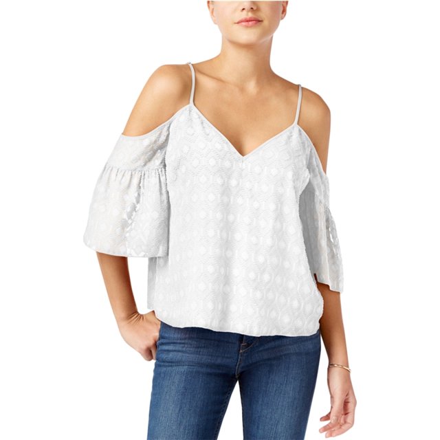 Guess Deana Off The Shoulder Pullover Blusa para Mujer, Blanco, XS Guess Pull-over