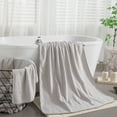thumbnail image 5 of Smuge 8 Piece Extra Large Bath Towel Sets, 2 Large Bath Towels , 2 Hand Towels, 4 Washcloths, Soft Microfiber, Quick Dry, Highly Absorbent Oversized Bath Towels for Bathroom Kitchen Spa(Beige White), 5 of 6