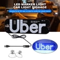 thumbnail image 3 of Placa Señal Coche Con Lámpara Indicadora Taxi Con Ventosa (USB Azul), 3 of 8