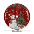 thumbnail image 3 of Steadline Large Fabric Christmas Tree Skirt - Holiday Base Cover with Festive Patterns for Artificial Tree Decor to Create Warm Winter Atmosphere During Seasonal Gathering, 3 of 6