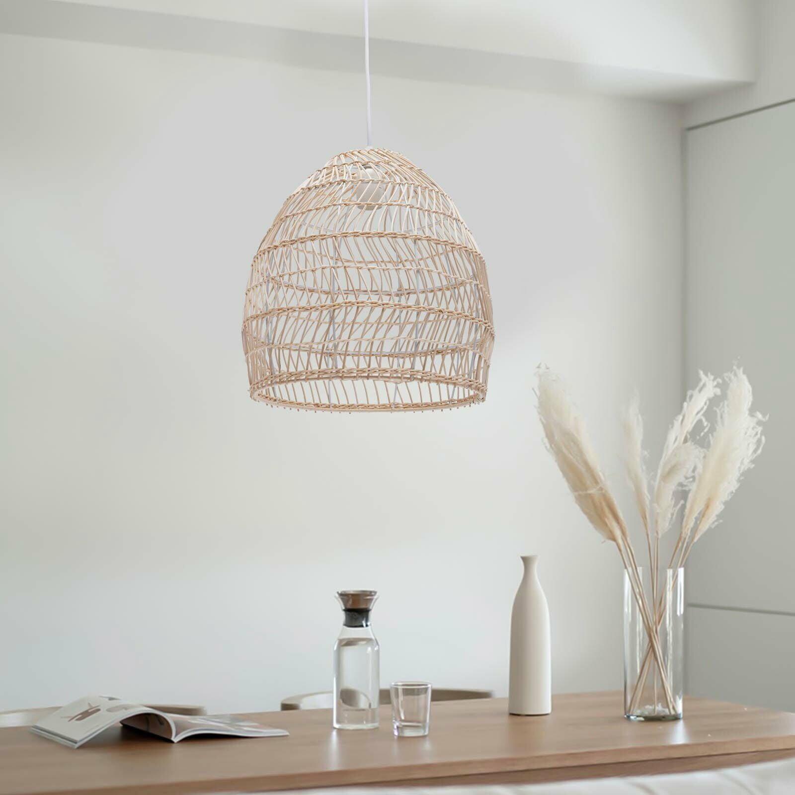 TFCFL Retro Farmhouse Rattan Hanging 