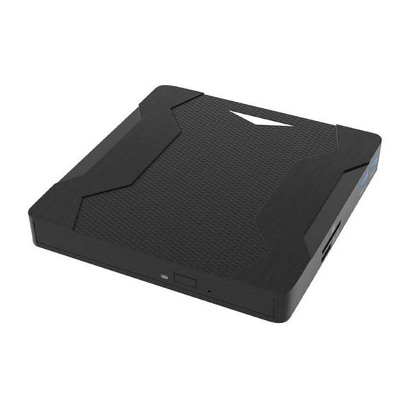 EGNMCR 3.0 USB And Type-C Multifunctional 6-in-1 External Optical Drive DVD Mobile Optical Disc Drive Portable Player Ultra-Thin Compact Disc Drive With Color Lighting optical drive
