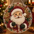 thumbnail image 3 of Kiddiway Christmas Diamond Painting Kit - Acrylic Wall Art with Sparkling Resin Gems, Perfect Holiday Decor, Great Craft Kits for Adults and Kids, Easy to Display,B, 3 of 9