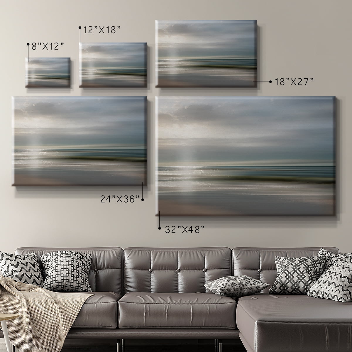 Wexford Home Setting Sun Premium Gallery Wrapped Canvas, 32" x 48" - Ready to Hang