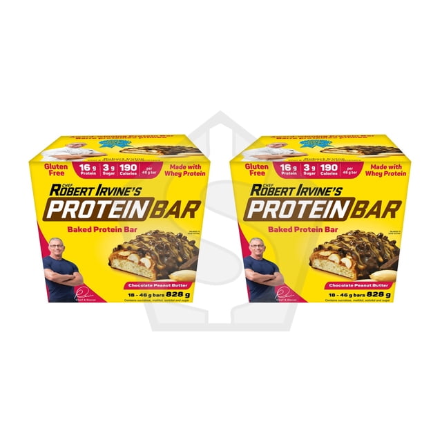 Robert Irvine's Barre Protéinée Cuite - Lot de 2