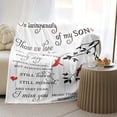 thumbnail image 5 of Sympathy Gifts for Loss of Son Sympathy Blanket Memorial Blanket Loss of Son Sympathy Gifts in Memory of Loved One Gifts Grief Gifts Bereavement Gifts Condolences Gifts Throw Blankets 50x60 inch, 5 of 6