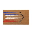 thumbnail image 2 of HCBY Patriotic Popsicle Coir Doormat, Red White Blue USA Flag Print Entry Floor Rug, Non Slip Synthetic Coconut Fiber Welcome Mat, 4th July Memorial Day Front Door Porch Indoor, 2 of 6