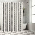 thumbnail image 3 of Shower Curtain Boho Shower Curtains for Bathroom Decor Bohemian Style Beige Shower Curtain Sets with Hooks Waterproof Fabric Bath Curtain Extra Long 72" X 84", 3 of 6