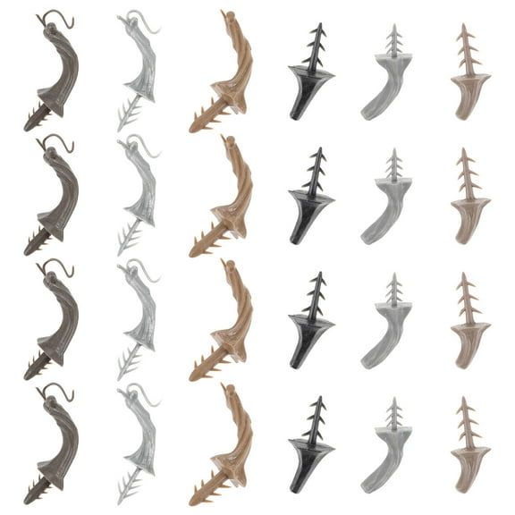 Topbathy Pumpkin Stem Fake Plastic Stems Assorted Colors for Home Harvest Decor