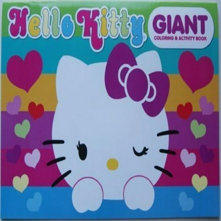 Hello Kitty Giant Coloring and Activity Book - Walmart.com