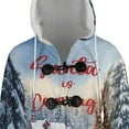 thumbnail image 4 of Santa is Coming Vizsla Merry Christmas Xmas Noel Truck Tree All Over Print 3D Hooded Duffle Toggle Coat Vizslas Dog Lover Gifts Idea - 02023, 4 of 6