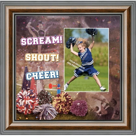 Cheer Leading Picture Frame, Cheerleader Gifts for Girls and Coaches, 10X10 6370