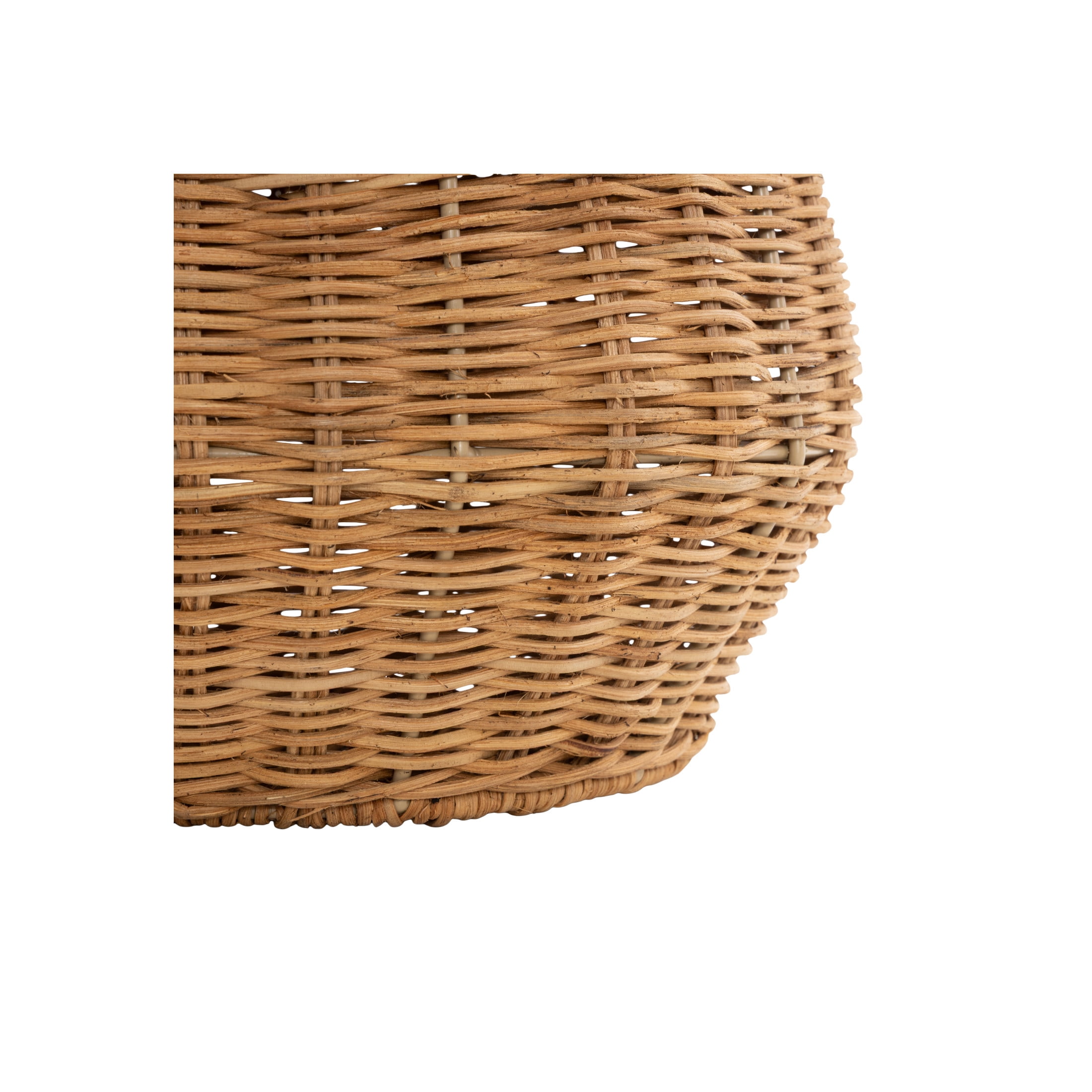 DecMode 30" Handmade Wrapped Brown Seagrass Vase