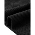 thumbnail image 5 of INSPIRE CHIC Women's Corduroy Overall Dress 2026 V Neck Sleeveless A Line Casual Pinafore Dresses with Pockets S Black, 5 of 6
