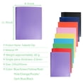 thumbnail image 6 of Plastic Folders with Pockets,Extra Tough Poly Two Pocket Folder with Prongs,Colored File Folder for Document,2-Pocket Folder with Three Hole Punch Prong Fasteners,Heavy Duty(Blue), 6 of 6