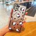 thumbnail image 3 of Funda de Hello Kitty para Samsung, carcasa mate de gato de dibujos animados, Galaxy A53, 5G, A52, A52s, A13, A14, A21S, A23, A32, A33, A51, A71, A73, 3 of 5