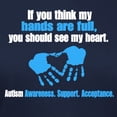 thumbnail image 3 of CafePress - If You Think My Hands Are Full T Shirt - Women's Traditional Fit Dark T-Shirt, 3 of 4