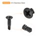 thumbnail image 4 of #7 x 5/8" Tornillos de metal, paquete de 50, tornillos de cabeza plana de acero inoxidable 410, 4 of 5