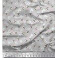 thumbnail image 1 of Soimoi Cotton Duck Fabric Magnolia & Hummingbird Night Wear Print Sewing Fabric Yard 42 Inch Wide, 1 of 1