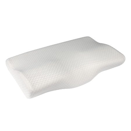 Memory Foam Contoured Pillow - for Neck Pain, Snoring ...