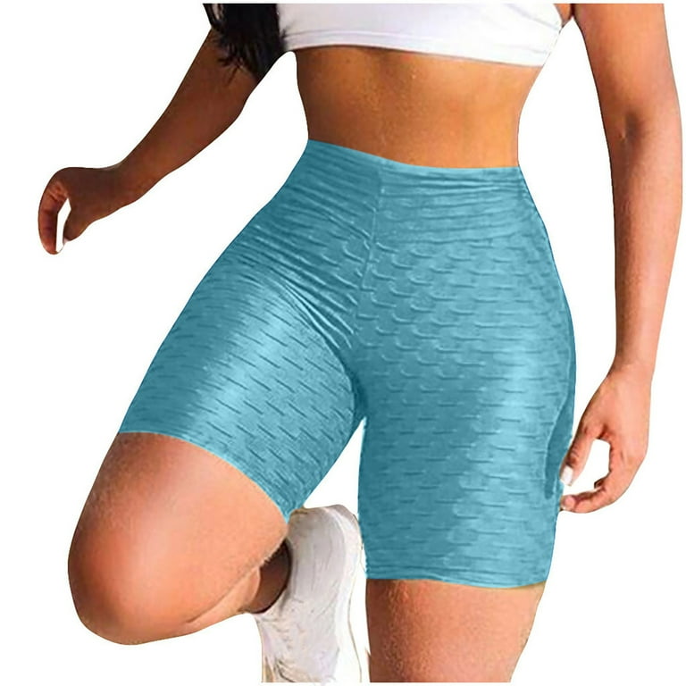 HUPOM Seamless Workout Shorts Womans Shorts Gym High Short Running