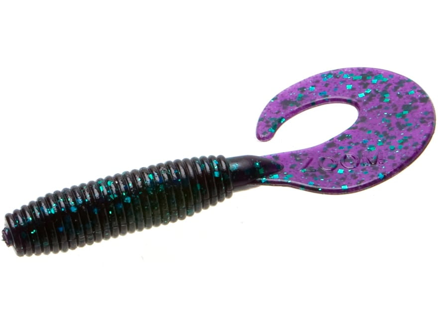 Zoom Fat Albert Curly Tail Grub Chartreuse Pearl Soft Plastic Jig