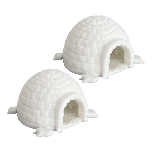 Mini Ice House Models Igloos Figurines Ornament DIY Projects Dollhouses Decors