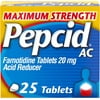 AC Maximum Strength, 20 mg Famotidine for Heartburn Prevention & Relief, 25 Ct