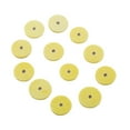 thumbnail image 4 of Bamboohart 16pcs/Set Flute Faux Leather Pads Professional Felt Clarinet Key Pad Replacement Yellow Durable Musical Instrument Parts, 4 of 8