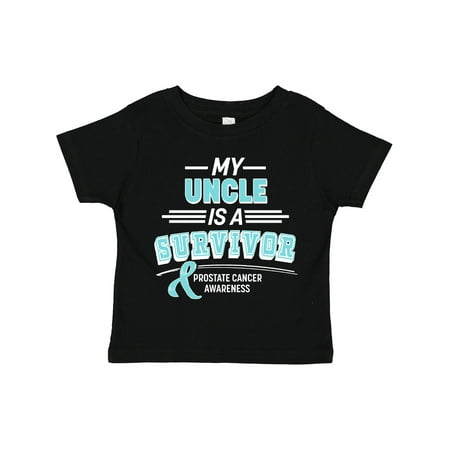 

Inktastic My Uncle is a Survivor- Prostate Cancer Awareness Gift Toddler Boy or Toddler Girl T-Shirt