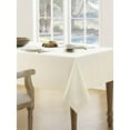 thumbnail image 4 of SHIQI-Ivory Tablecloth, Farmhouse Linen Style Table Cloth Rectangle Table Cloths 60 x 104 Inch Off White, Wrinkle Resistant Washable Heavy Weight Tight Weave TableCloths, 4 of 4