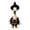 Multicolor-1, variant on Porch Goose Clothe, Festive Halloween Porch Goose Outfit with Witch Hat, for 23 Inch Statue Yard Garden Fall Decor