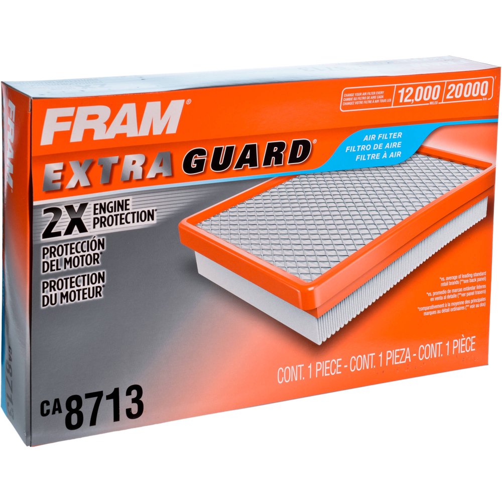 FRAM Extra Guard Air Filter, CA8713 for Select Volvo Vehicles Walmart