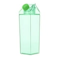 Mrmaere Plastic Milk Carton Water Bottle Transparent, Leak-Proof