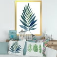 thumbnail image 3 of Designart 'Tropical Green Leaf On White' Farmhouse Framed Art Print, 3 of 4