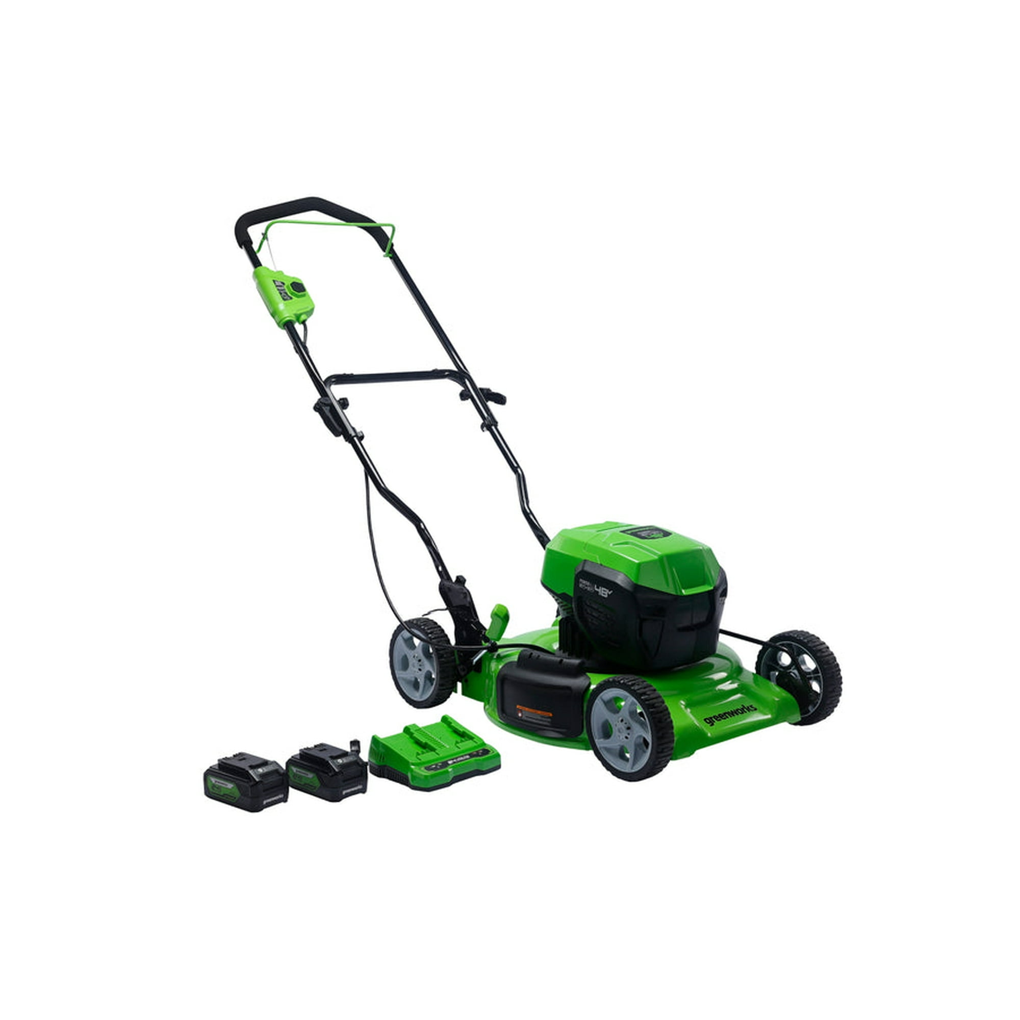 Greenworks 24 Volt Brushless Lithium Ion Push 19 in Cordless Electric Lawn Mower