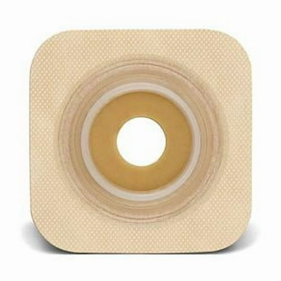 Sur-fit Natura Stomahesive Flexible Pre-cut Wafer 4" X 4" Stoma 1/2" Part No. 125267 (10/box)