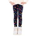 thumbnail image 5 of Girls' Fleece Lined Leggings Thermal Pants Cotton Pack of 2, 5 of 5