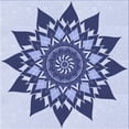 thumbnail image 1 of Ahgly Company Machine Washable Indoor Square Transitional Heavenly Blue Area Rugs, 6' Square, 1 of 1