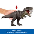 thumbnail image 4 of Jurassic World Rebirth Tyrannosaurus Rex Action Figure, Dinosaur Toy, T-Rex Chomp Attack, 4 of 7