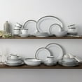 thumbnail image 3 of Noritake Crestwood Platinum 50-Piece Dinnerware Set, Service for 8 plus Serving Pieces, 3 of 7