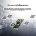 thumbnail image 3 of Transcend MTS425 M.2 2242 SATA III SSD 1TB, Up to 550MB/s, Compatible with Ultrabook, Laptop, PC, Desktop, 3D TLC NAND Flash Internal Solid, 3 of 6