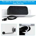 thumbnail image 5 of 2 PCS Floating Wall Shelves Acrylic Floating Shelves Self Adhesive Floating Shelves with Double Sided Adhesive Tape and 4 Cable Hooks for Mobile Phone, Key, 5 of 5