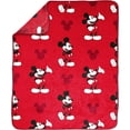 thumbnail image 2 of Disney Mickey Mouse Red 130 X 150Cm Fluffy Throw Blanket, 2 of 6