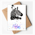 thumbnail image 1 of Palawan Tropical Style Pinto Animal Welcome Back Greeting Cards Envelopes Blank, 1 of 3