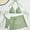 Mint Green, variant on HOMBOM Womens Swimsuit Bikini Triangle Top Tummy Control 3 Piece Vacation Bathing Suits for Young Women White