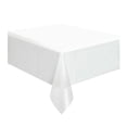 thumbnail image 1 of Teissuly 108 x 54inch Plastic Table Cloths | Disposable Tablecloths | Plastic Table Cover | Disposable Tablecloths for BBQ, Party, Fine Dining, Wedding, Outdoor Teissuly WER202312021880, 1 of 1